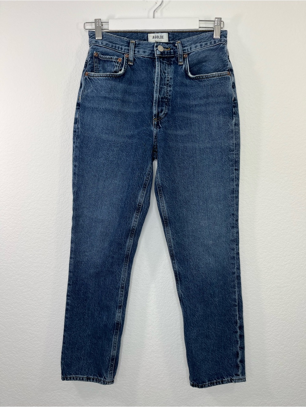 AGOLDE Riley Crop Straight High Rise In Control size 25 - Picture 2 of 7